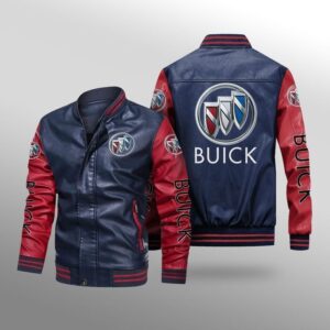 Buick Leather Bomber Jacket