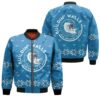 Building Walls And Drinkin Claws Trum Surfin And Drinkin Whi Bomber Jacket