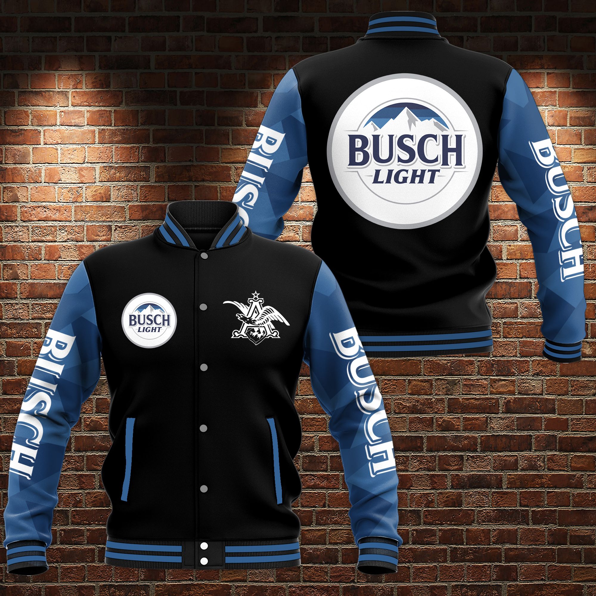 Busch Light 3D Bomber Jacket Busch Light 3D Bomber Jacket