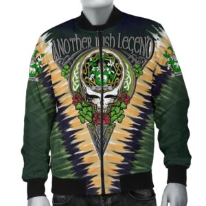 Butcher Ireland Bomber Jacket - GD Irish Legend Shamrock V Tie-Dye A7 Bomber Jacket