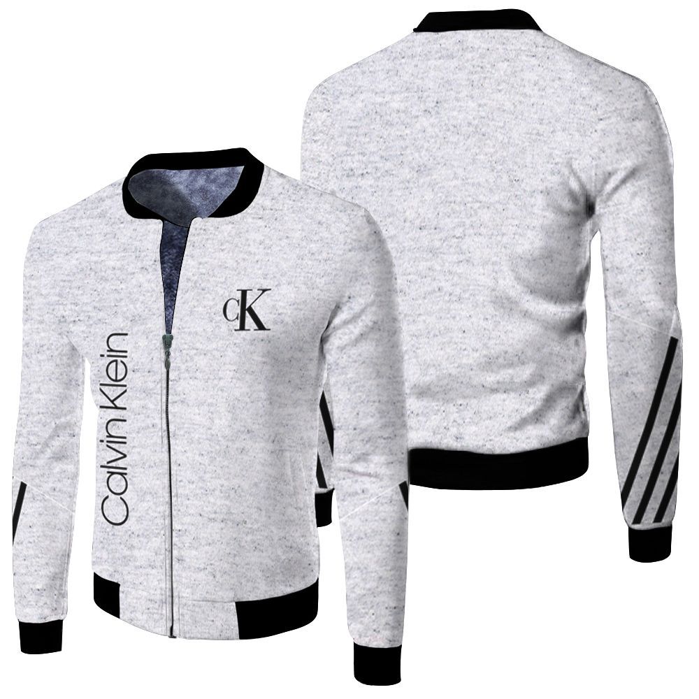 Calvin Klein Three Stripes 3D Bomber Jacket Calvin Klein Three Stripes 3D Bomber Jacket