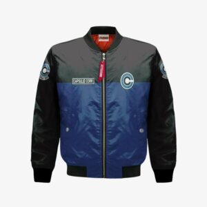 Capsule Corp Bomber Jacket Custom Dragon Ball Cosplay Costumes Bomber Jacket