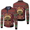 Carry On My Wayward Son Supernatural Retro Ugly Christmas 3D Bomber Jacket