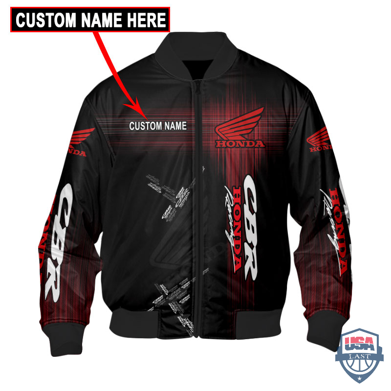 Cbr Honda Racing Flash Custom Name Bomber Jacket Cbr Honda Racing Flash Custom Name Bomber Jacket