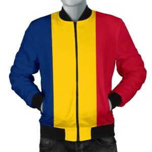 Chad Flag Men's Bomber Jacket A31 Bomber Jacket
