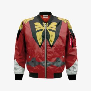 Char Aznable Bomber Jacket Custom Gundam Cosplay Costumes Bomber Jacket