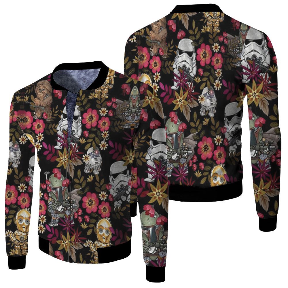 Characters Chibi Style Stormtrooper C3Po For Fan Tropical 3D Printed Hawaii Shirt 3D Bomber Jacket Characters Chibi Style Stormtrooper C3Po For Fan Tropical 3D Printed Hawaii Shirt 3D Bomber Jacket
