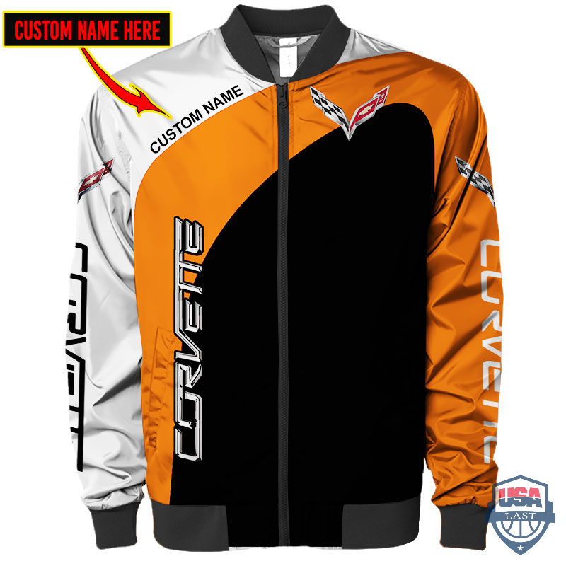 Chevrolet Corvette Custom Name Bomber Jacket Chevrolet Corvette Custom Name Bomber Jacket