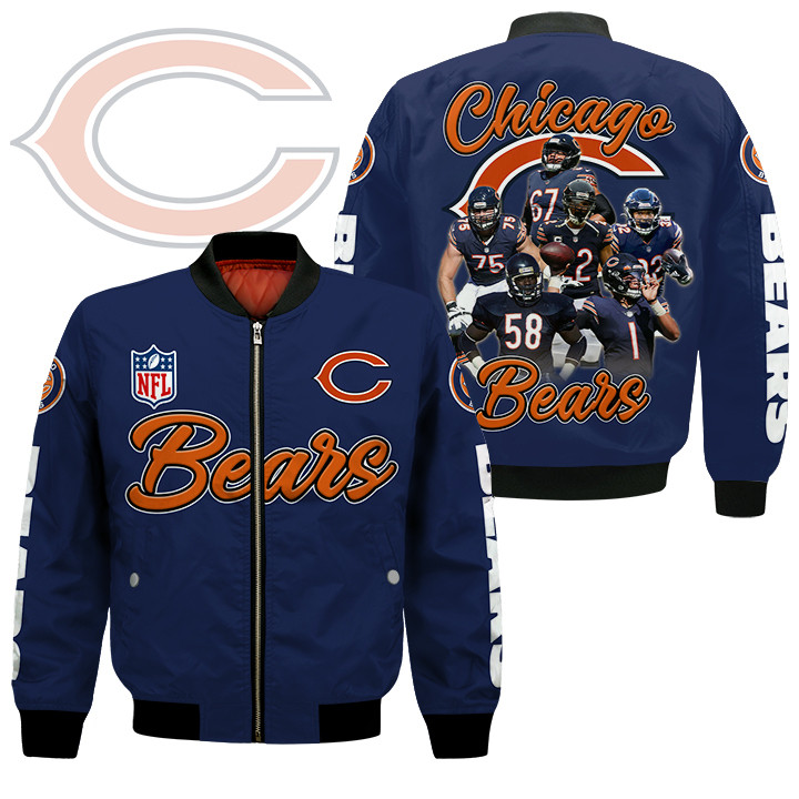 Chicago Bears Players Nfl Bomber Jacket Chicago Bears Players Nfl Bomber Jacket