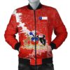 Chile Christmas Coat Of Arms Men Bomber Jacket X Style J78 Bomber Jacket