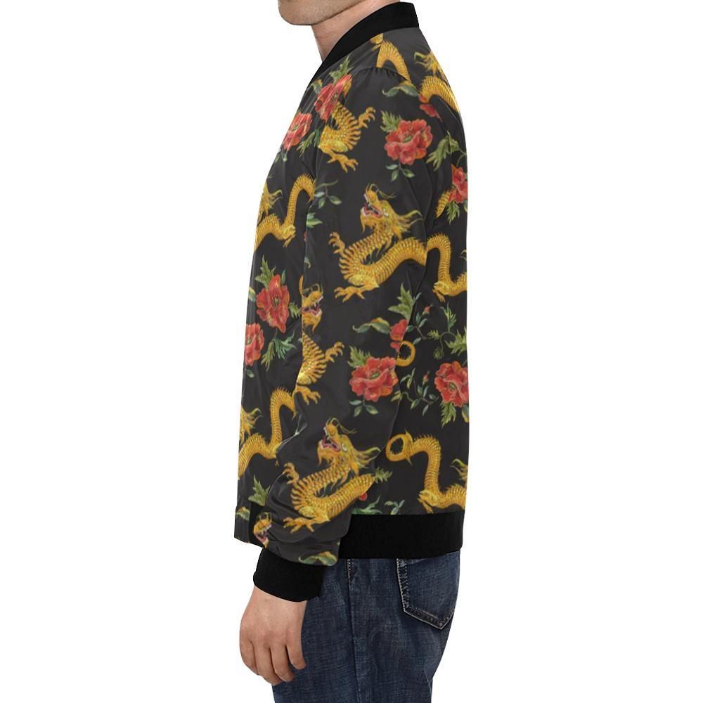 Chinese-Dragon-Rose-Pattern-Print-Mens-Bomber-Jacket-1