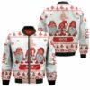 Christmas Gnomes Boston Red Soxugly Sweatshirt Christmas 3D Bomber Jacket Model 1222 Bomber Jacket