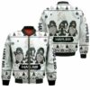Christmas Gnomes Marlins Ugly Sweatshirt Christmas 3D Bomber Jacket Model 1296 Bomber Jacket