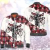 Christmas tartan cycling 3D All Over Printed Shirt