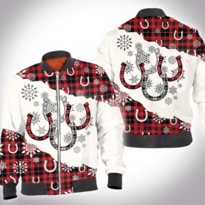 Christmas tartan horse 3D All Over Printed Shirt