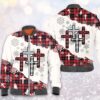 Christmas tartan jesus 3D All Over Printed Shirt