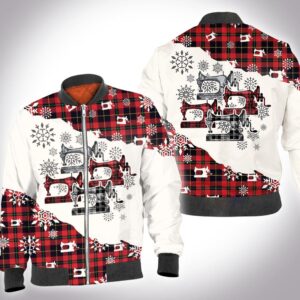 Christmas tartan sewing 3D All Over Printed Shirt