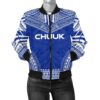 Chuuk Flag Polynesian Chief Women'S Bomber Jacket - Bn10 Bomber Jacket
