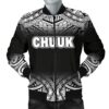 Chuuk Men's Bomber Jacket - Fog Black Style - BN09 Bomber Jacket