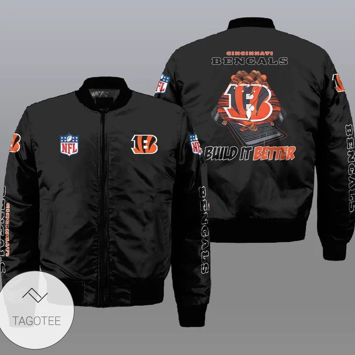 Cincinnati Bengals Bomber Jacket Cincinnati Bengals Bomber Jacket