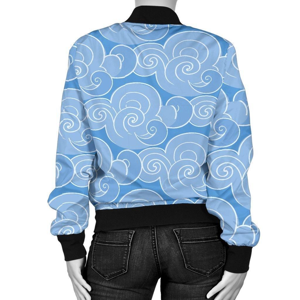 Cloud-Pattern-Print-Women-Casual-Bomber-Jacket-2