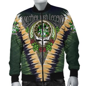 Colinson Ireland Bomber Jacket - GD Irish Legend Shamrock V Tie-Dye A7 Bomber Jacket