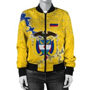 Colombia Christmas Coat Of Arms Women Bomber Jacket X Style J78 Bomber Jacket
