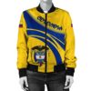 Colombia Coat Of Arms  Women Bomber Jacket Cricket Bomber Jacket