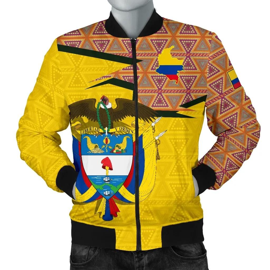 Colombia Men's Bomber Jacket - HOME A7 Bomber Jacket Colombia Men's Bomber Jacket - HOME A7 Bomber Jacket