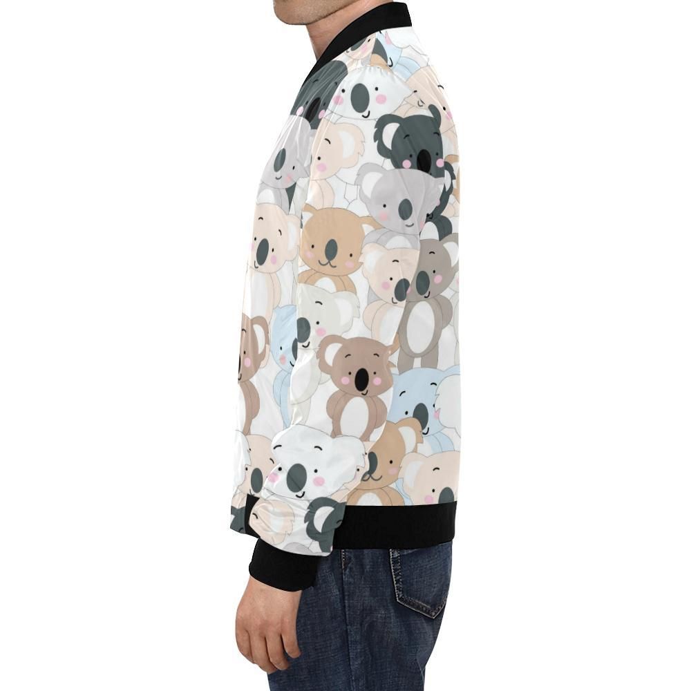 Colorful-Koala-Pattern-Print-Mens-Bomber-Jacket-1