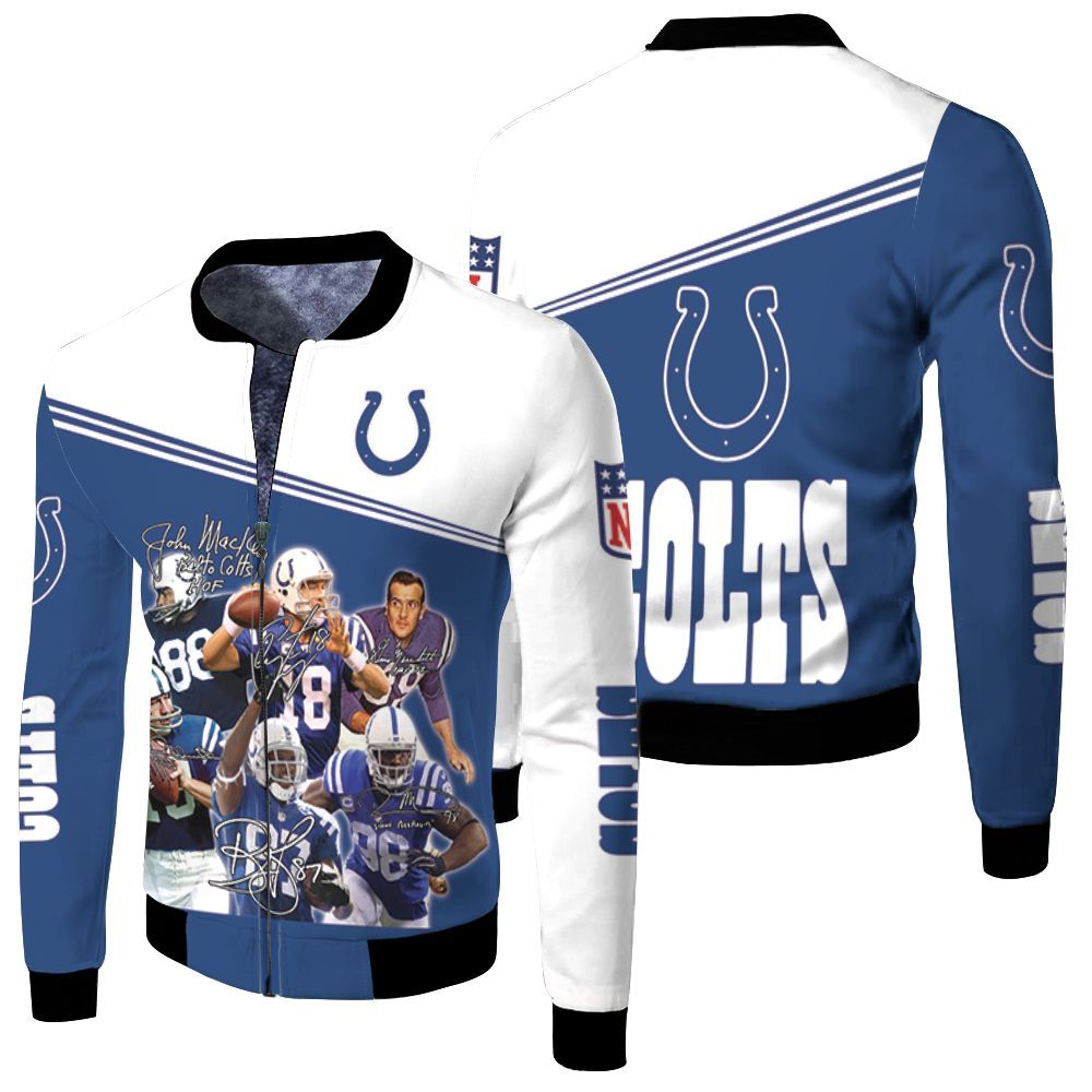 Colts 3D Bomber Jacket Colts 3D Bomber Jacket