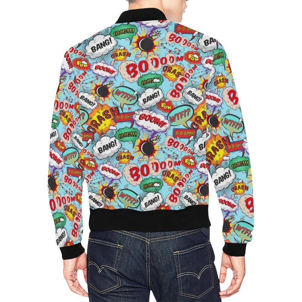 Comic-Book-Strip-Pattern-Print-Mens-Bomber-Jacket-2