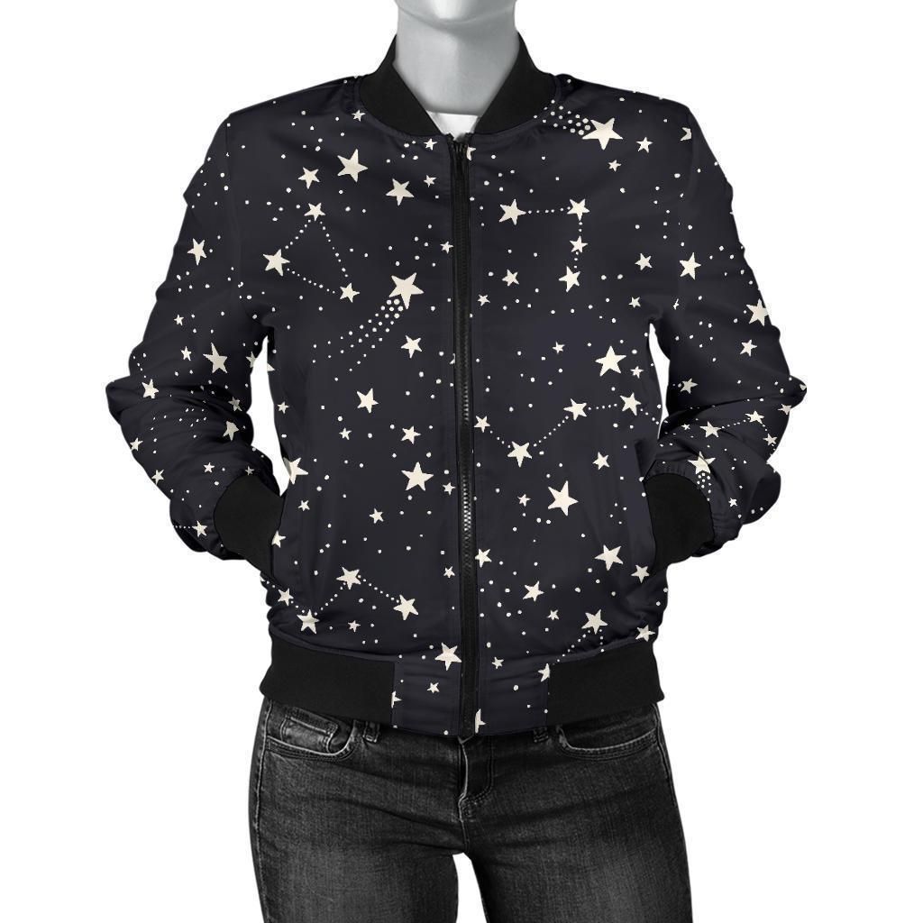 Constellation-Star-Print-Pattern-Women-Casual-Bomber-Jacket-1