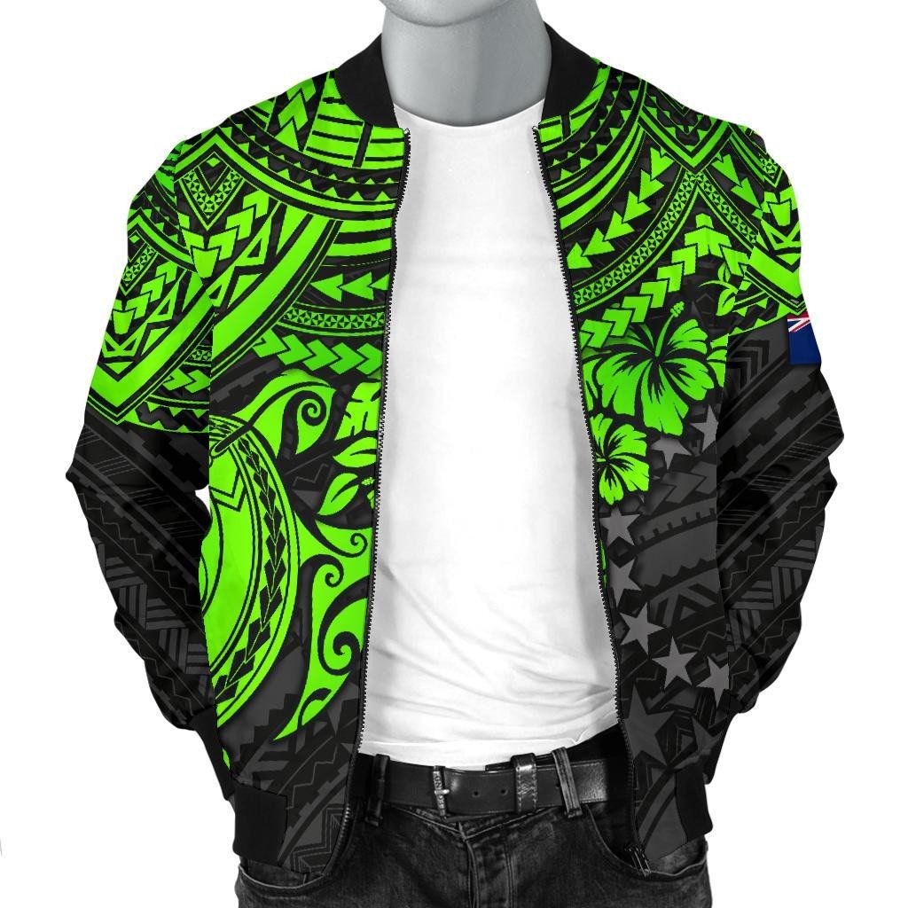 Cook-Islands-Polynesian-Bomber-Jacket-Men-Green-Turtle-BN15-2