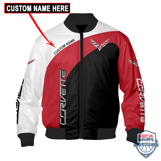 Corvette Custom Name Bomber Jacket Corvette Custom Name Bomber Jacket