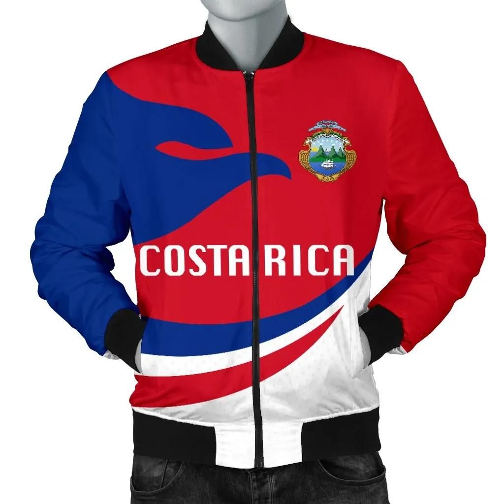 Costa Rica Men Bomber Jacket Proud Version K4 Bomber Jacket Costa Rica Men Bomber Jacket Proud Version K4 Bomber Jacket