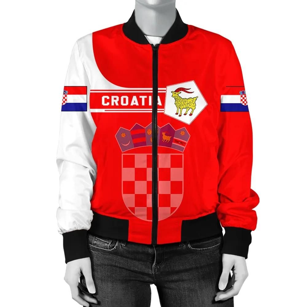 Croatia Coat Of Arms Women Bomber Jacketimple Style J78 Bomber Jacket Croatia Coat Of Arms Women Bomber Jacketimple Style J78 Bomber Jacket