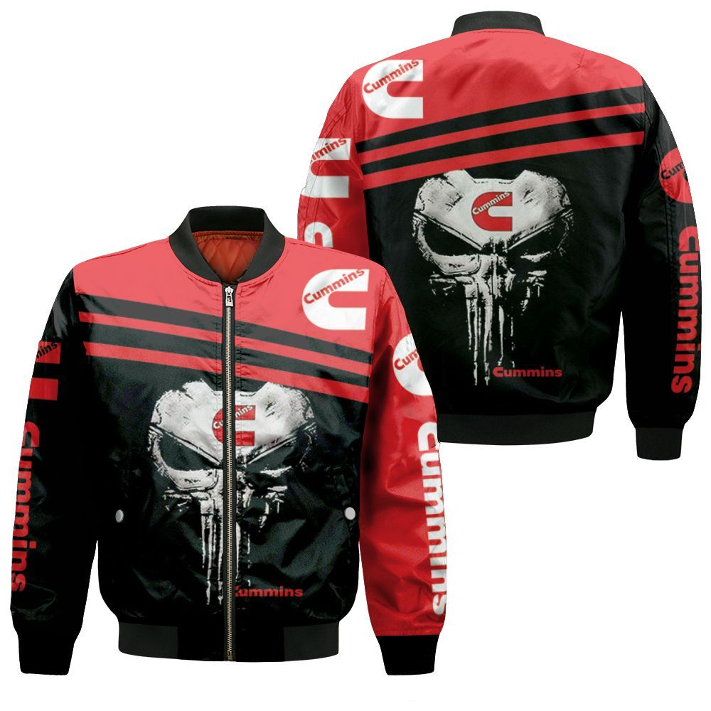 Cummins Skull 3D Bomber Jacket Cummins Skull 3D Bomber Jacket