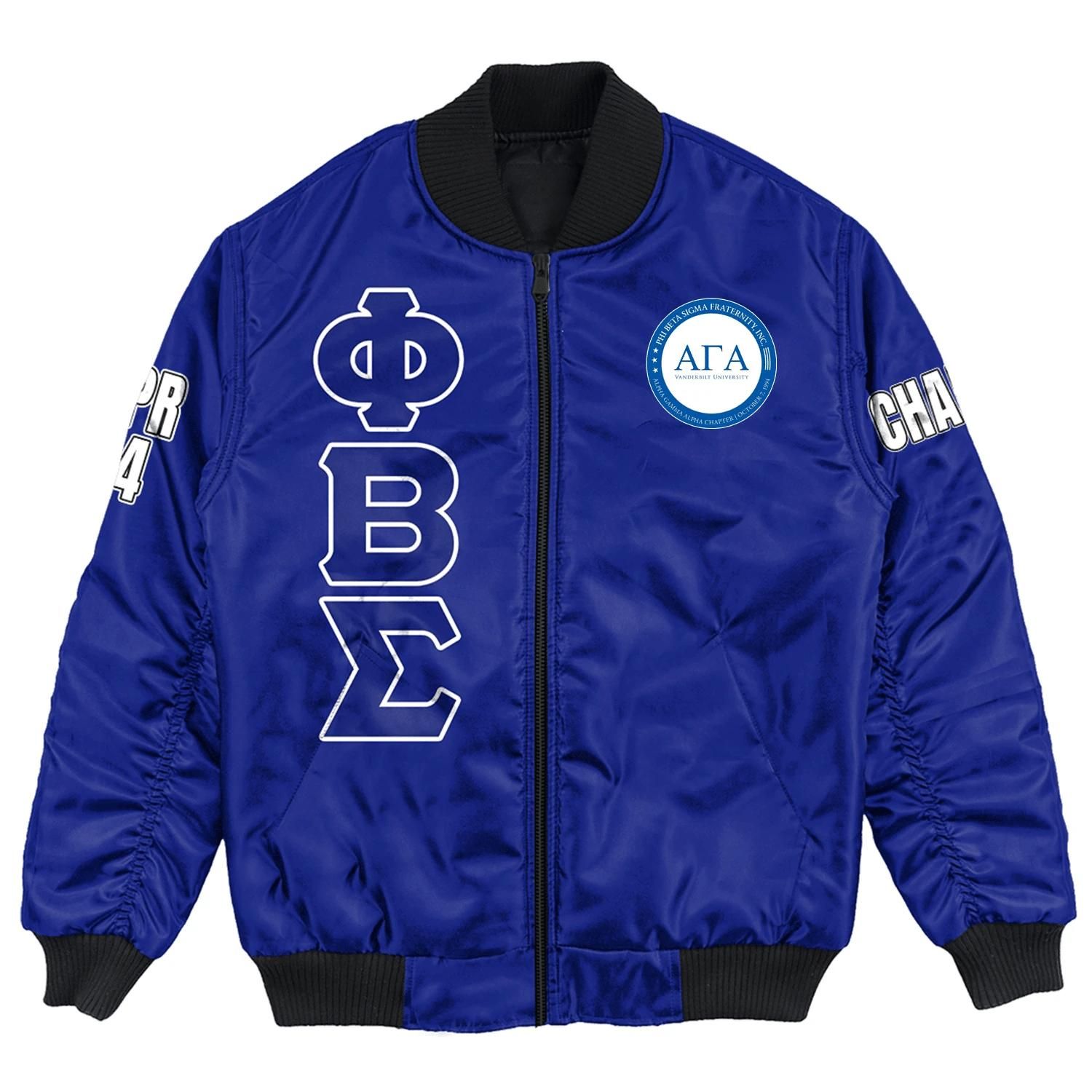 (Custom) Africa Zone Jacket - Alpha Gamma Alpha Bomber Jackets A31 Bomber Jacket (Custom) Africa Zone Jacket - Alpha Gamma Alpha Bomber Jackets A31 Bomber Jacket