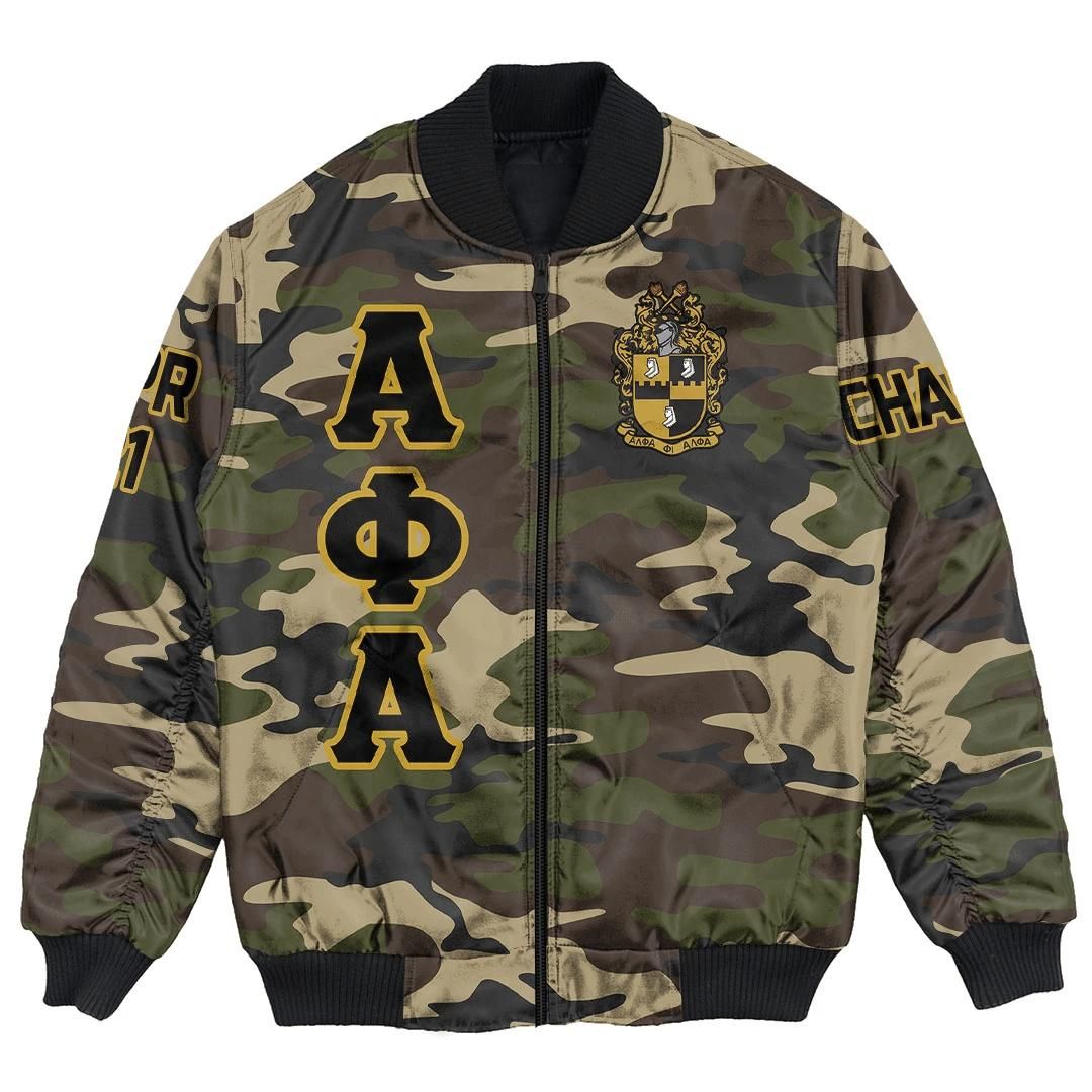 (Custom) Africa Zone Jacket - Alpha Phi Alpha Camouflage Bomber Jackets A31 Bomber Jacket (Custom) Africa Zone Jacket - Alpha Phi Alpha Camouflage Bomber Jackets A31 Bomber Jacket