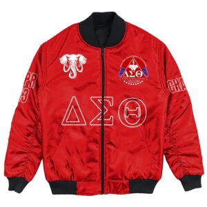 (Custom) Africa Zone Jacket - Athens Alumnae Chapter Bomber Jackets A31 Bomber Jacket