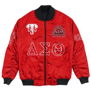 (Custom) Africa Zone Jacket - Atlanta Suburan Alumnae Chapter Bomber Jackets A31 Bomber Jacket