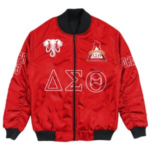 (Custom) Africa Zone Jacket - Beaumont Alumnae Chapter Bomber Jackets A31 Bomber Jacket