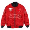 (Custom) Africa Zone Jacket - Chesapeake Virginia Beach Alumnae Chapter Bomber Jackets A31 Bomber Jacket