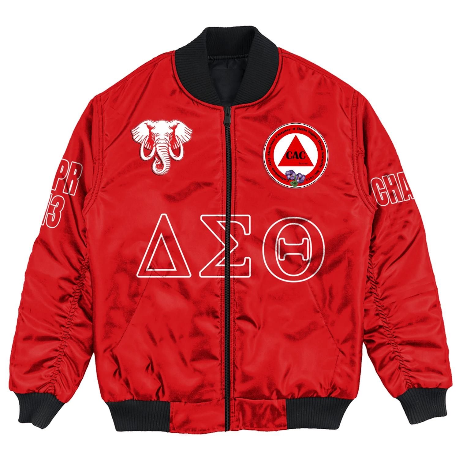 (Custom) Africa Zone Jacket - Columbus (Ga) Alumnae Chapter Bomber Jackets A31 Bomber Jacket (Custom) Africa Zone Jacket - Columbus (Ga) Alumnae Chapter Bomber Jackets A31 Bomber Jacket
