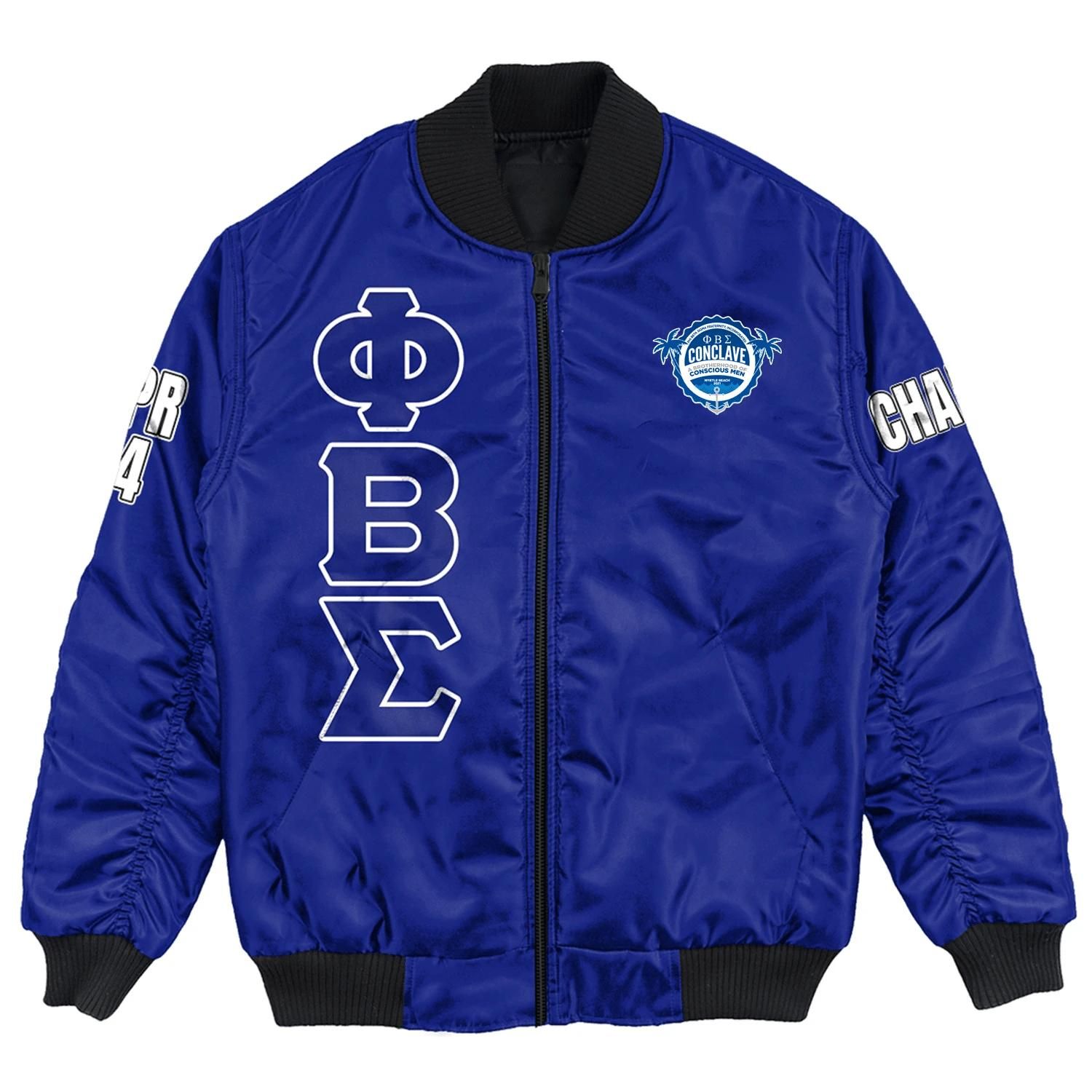 (Custom) Africa Zone Jacket - Conclave Phi Beta Sigma Bomber Jackets A31 Bomber Jacket (Custom) Africa Zone Jacket - Conclave Phi Beta Sigma Bomber Jackets A31 Bomber Jacket