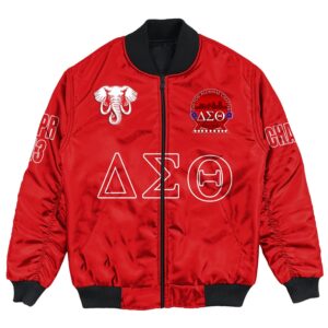 (Custom) Africa Zone Jacket - Dayton Alumnae Chapter Bomber Jackets A31 Bomber Jacket