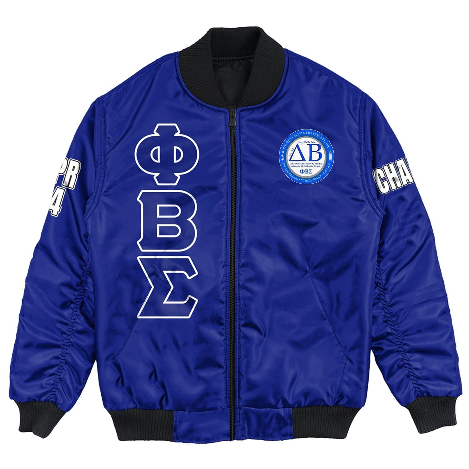 (Custom) Africa Zone Jacket - Delta Beta Chapter Bomber Jackets A31 Bomber Jacket (Custom) Africa Zone Jacket - Delta Beta Chapter Bomber Jackets A31 Bomber Jacket
