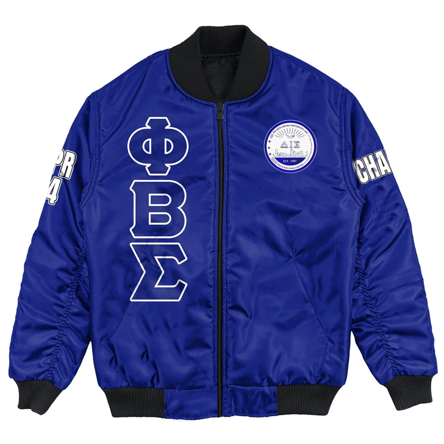 (Custom) Africa Zone Jacket - Delta Iota Sigma Chapter Bomber Jackets A31 Bomber Jacket (Custom) Africa Zone Jacket - Delta Iota Sigma Chapter Bomber Jackets A31 Bomber Jacket