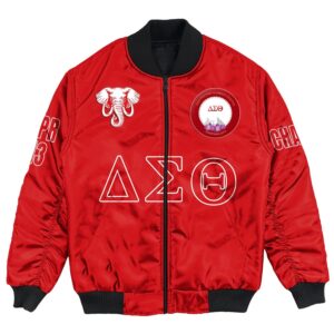(Custom) Africa Zone Jacket - East Pocono Alumnae Chapter Bomber Jackets A31 Bomber Jacket